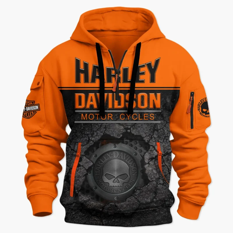 Vintage Inspired Fanwear Hoodie Half Zip - HoodieHalfZip